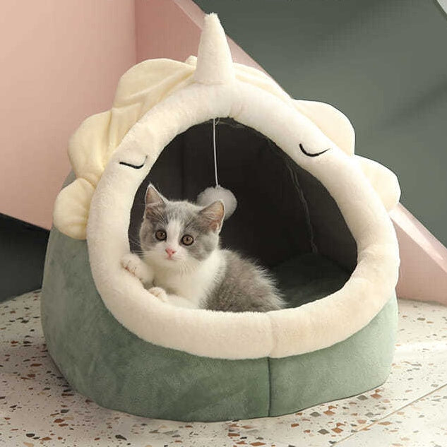 Cute Cat Bed Warm Kitten Pillow Cat House Tent Very Soft